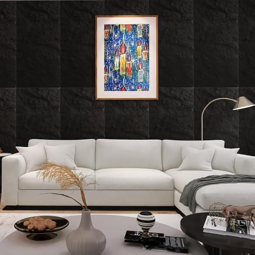 Faux Stone Wall Panel Rock Wall Panels Flexible Wall Panels Graphite Black - Image 6