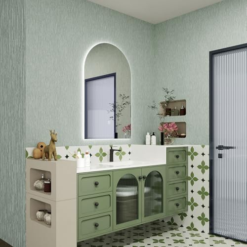 Grasscloth Textured Peel and Stick Wallpaper - Image 6