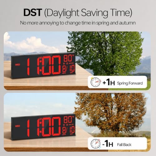 JALL 16.2" Large Digital Wall Clock - Image 5