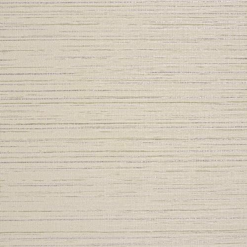VEELIKE Ecru White Grasscloth Peel and Stick Wallpaper Textured Grasscloth by VEELIKE
