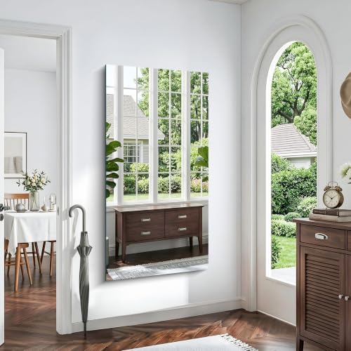 30x55 Inch Frameless Mirror, Large Rectangle Bathroom Mirrors - Image 7