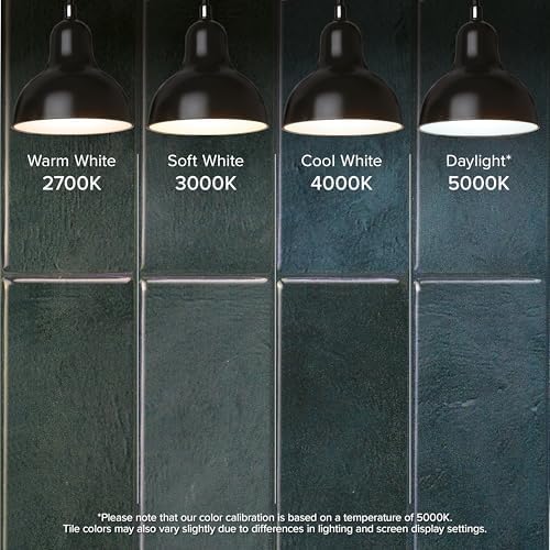 Smart Tiles Peel and Stick backsplash, Stacked Petrol Blue - Image 4