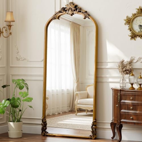 71"x32" Bronze Vintage Arched Full Length Mirror - Image 2