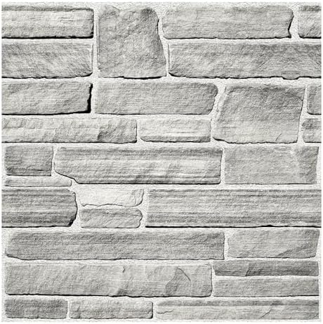 COMSTICKC 3D Faux Stone Wall Panels Peel and Stick by COMSTICKCDECOR