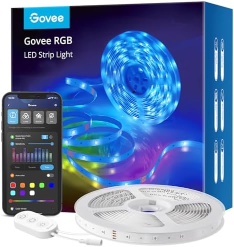 Govee Smart RGB LED Strip Lights 16.4ft, Work by Unknown