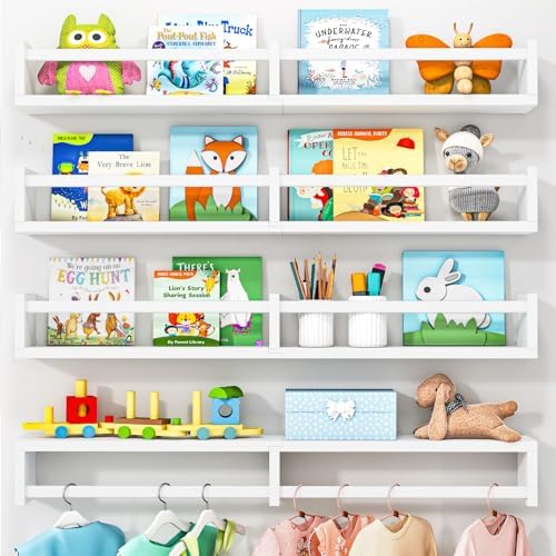 Fixwal Floating Nursery Book Shelves by Fixwal
