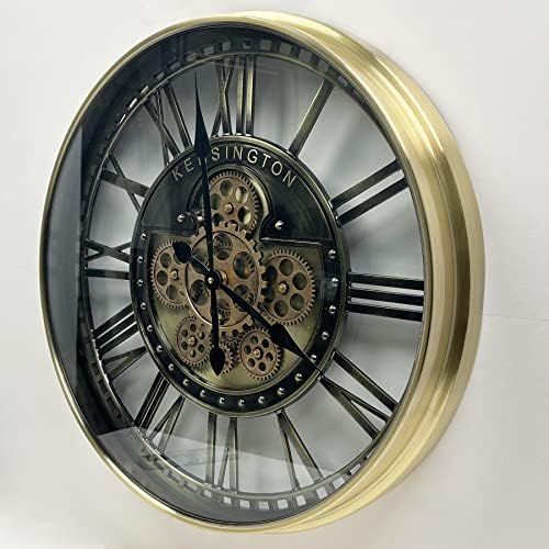 Real Moving Gears Wall Clock Large Modern Metal Clocks - Image 5