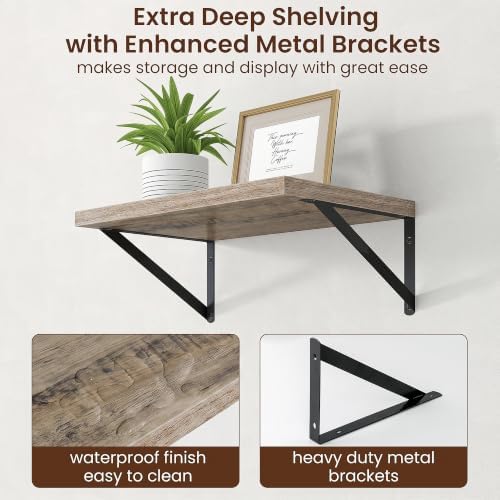 Axeman Deep Floating Shelves - Image 5