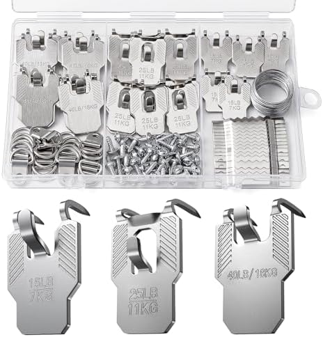 111Pcs 15 25 40 LB Picture Hanging Hooks by %28ApeBest%29