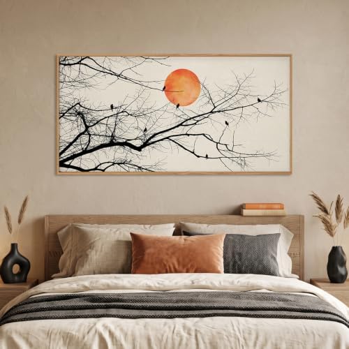 Large Vintage Tree Branch Framed Canvas Wall Art Set-40"x20"x1 - Image 4