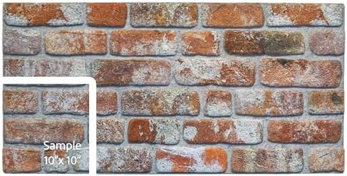 Dundee Deco 3D Wall Panels Faux Brick by DundeeDeco