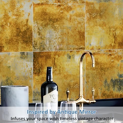 LiveInUrban Acrylic Antique Mirror Wall Panels - Image 4