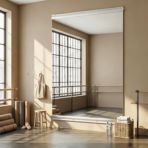 VooBang Home Gym Mirror 1 PCS 40"×80", Frameless Wall Mirror Full Length - Image 7
