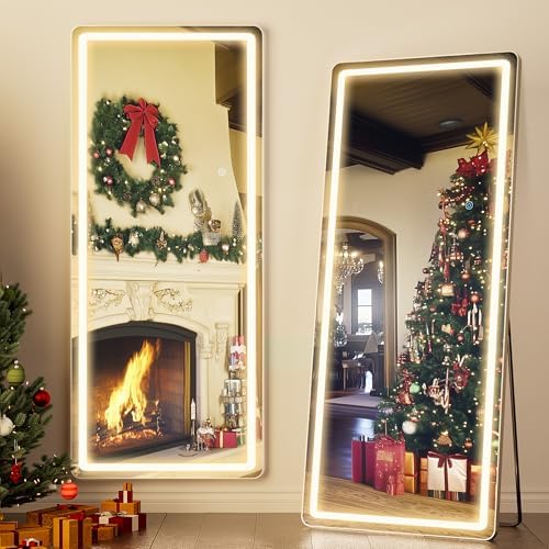 Antok 71"x28" LED Full Length Mirror, Lighted Floor Mirror - Image 2