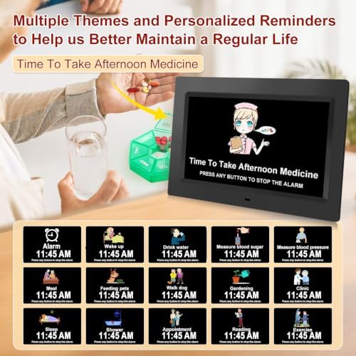 SSINI 12”Large Digital Clock for Seniors Dementia Clock - Image 4