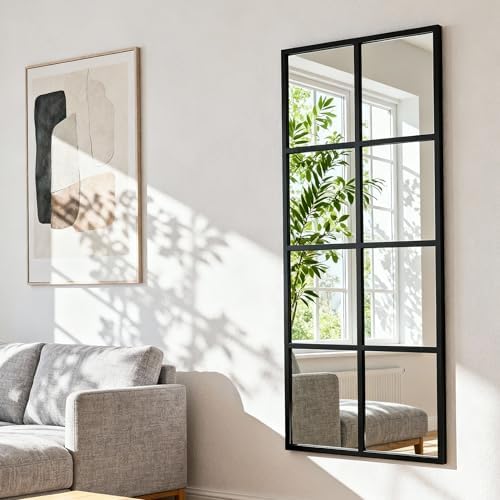 Full Length Mirror, Oversize Farmhouse Standing Mirrors Hanging or Leaning - Image 3