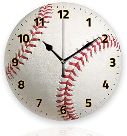 Battery Operated Wall Clocks 12 Inch, Silent Home Decor by Tiawutal