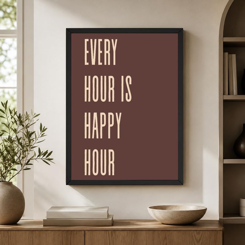 InkFlow Posters Every Hour Happy Hour Canvas Poster - Image 6