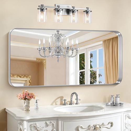 CIRCUMI Silver Bathroom Mirror by CIRCUMIMirror