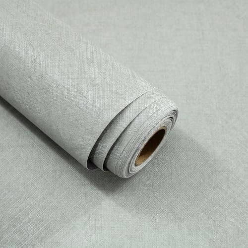 Green Grasscloth Peel and Stick Wallpaper Textured Contact Paper 15.7inch x by lenify