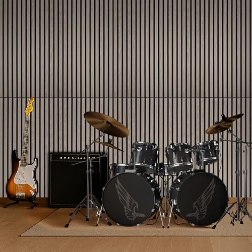 IZODEKOR Self-Adhesive Wall Panels, Acoustic Wood Panels, 3D Peel and Stick - Image 5