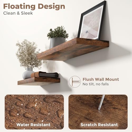 8 Inch Floating Shelves for Wall - Image 4