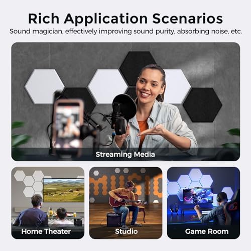 Self-Adhesive Acoustic Panels, 2nd Generation Sound Absorbing Panel, - Image 6