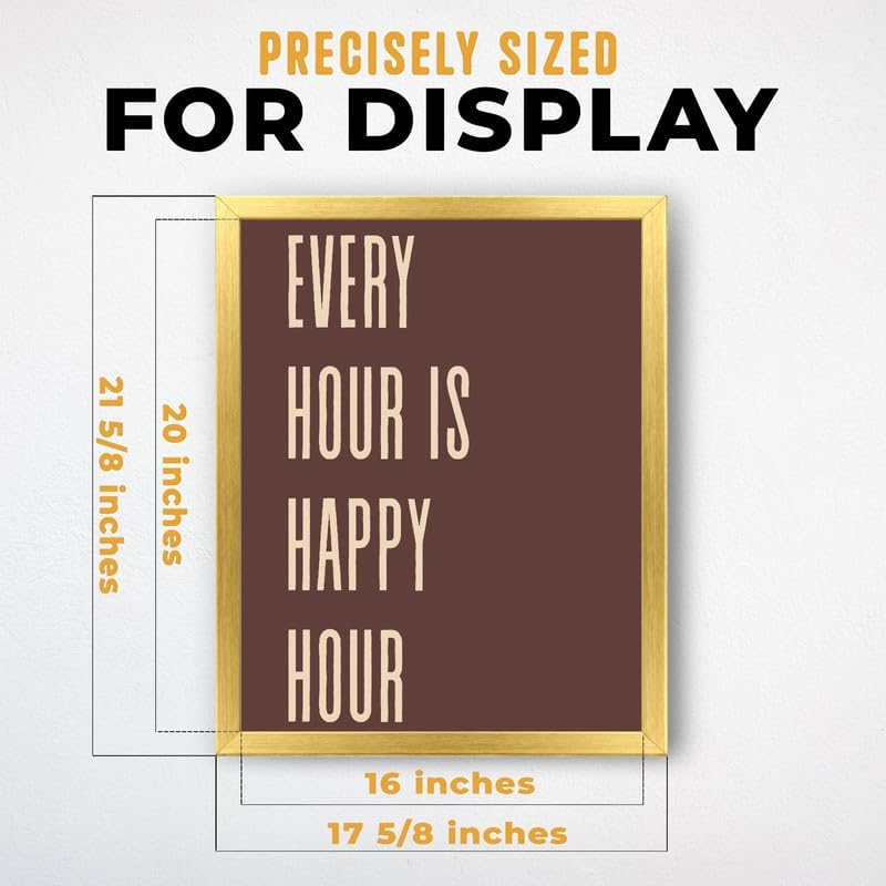 InkFlow Posters Every Hour Happy Hour Canvas Poster - Image 3
