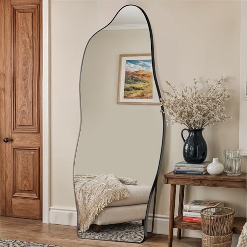 Antok Irregular Full Length Mirror, Standing Hanging Leaning Irregular Mirrors by AntokMirror