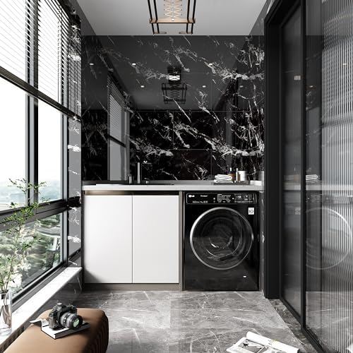 Haimin 3D Wall Panels Peel and Stick Marble Tile Look 10 Pack Waterproof - Image 3