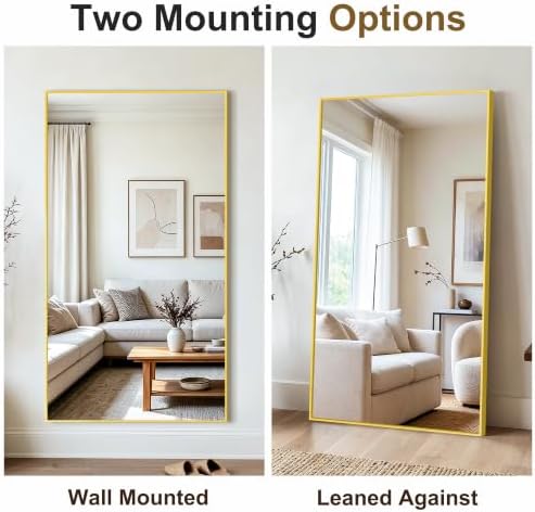 Bathroom Vanity Mirror for Over Sink, 55x30 Inch Matte Gold Mirror - Image 2