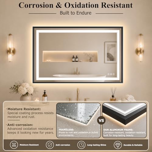24"x36" LED Bathroom Mirror - Image 2