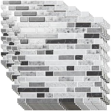 Art3d 10-Sheet Heavy-Duty Peel and Stick Backsplash, Waterproof Wall Tiles by Art3d