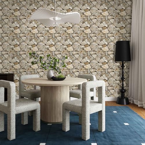 COMSTICKC 3D Peel and Stick Faux Stone Wall Panels - Image 6