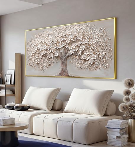 Gold Framed Large Modern Canvas Wall Art Decor Prints Oversized Wall Art by TQJYILUFAART
