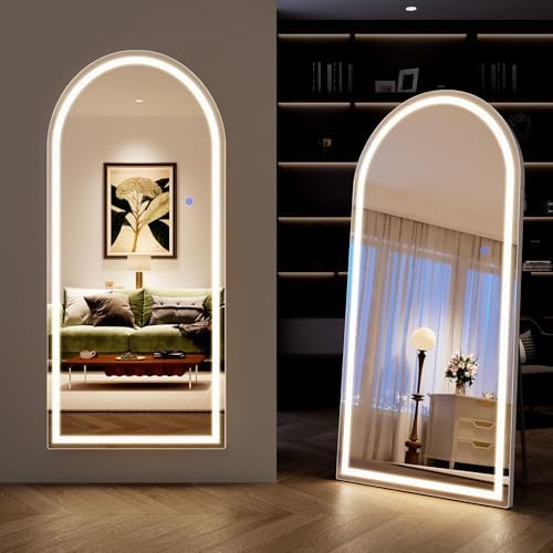 76" x 34" Arched Full Length Mirror by WISSMIELSHOME