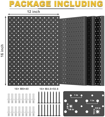 Ultrawall Metal Pegboard Panels, Pegboard Wall Organizer - Image 2