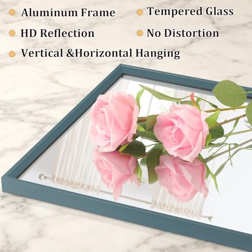 AAZZKANG Metal Framed Mirror Large Wall Mirror 28"x20" Rectangle - Image 3