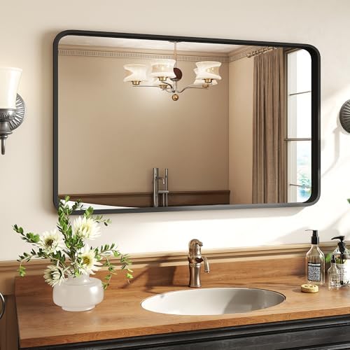 40x30 Inch Rectangle Bathroom Mirror by Atilioo