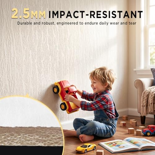 Thick Foam Peel and Stick Wall Covering Roll 15.7” x 118” – 2.5mm, Quick - Image 6