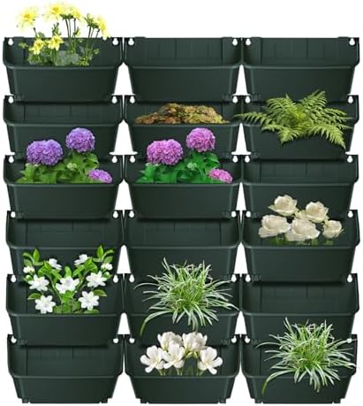 Vertical Garden Planter, 13 inch Wall Mounted Planter by kunghei