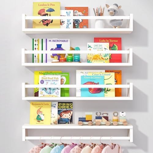Fixwal Floating Nursery Book Shelves by Fixwal
