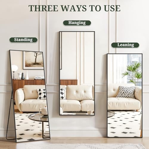 Mirror Full Length 56"x21", Rectangle Full Body Floor Mirrors - Image 6
