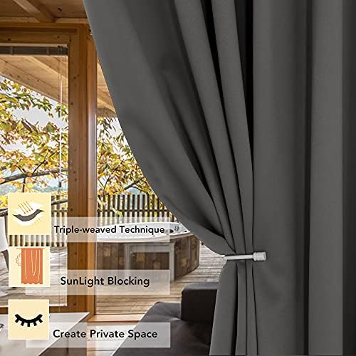 BONZER Room Divider Curtain Total Privacy Wall Screen Partitions - Image 2