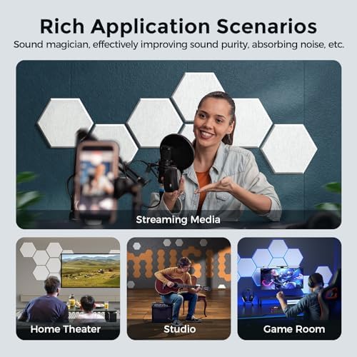 Self-Adhesive Acoustic Panels, 2nd Generation Sound Absorbing Panel, - Image 6