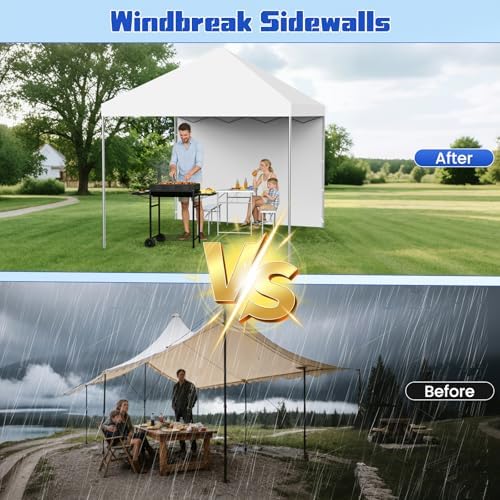 10x10 Canopy Sidewalls, UV Protection, Waterproof, Zipper Sidewall - Image 4