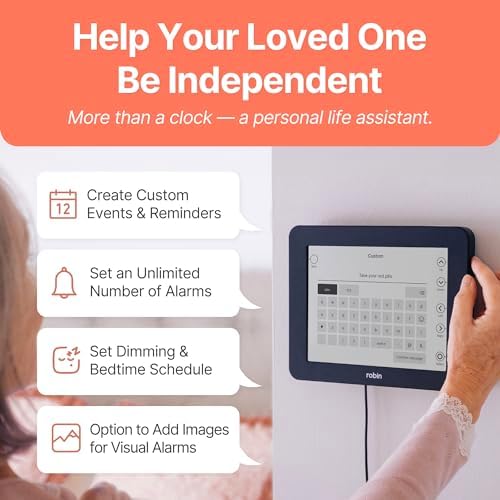 Robin Day Clock 2026 for Seniors, Easy-to-Read Display for Elderly, Day Date - Image 4