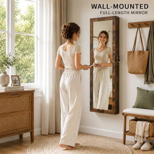 Over the Door Jewelry Organizer, Wall Mounted Jewelry Cabinet - Image 2