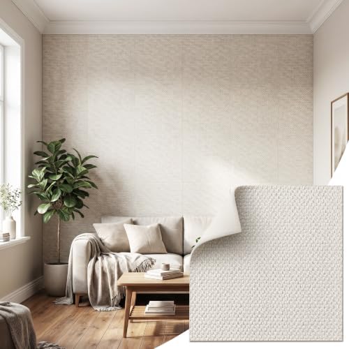 VooBang 8-Pack 3D Wall Panels, Quartz Sand Mixed Material, Bendable & Cut-Free by VooBang