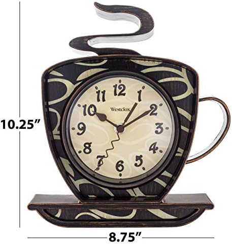 Westclox 10.25” Coffee Cup, 3-D Wall Clock – Model# 32038 - Image 4